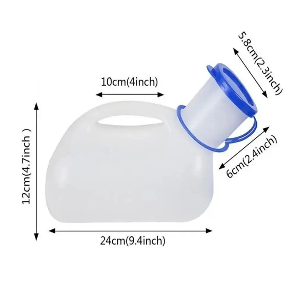 1000ml Mobile Toilet Pee Bottle Large Capacity Journey Urinal Thicken Pee Storage Tool Car Urine Bottle Outdoor Suppllies