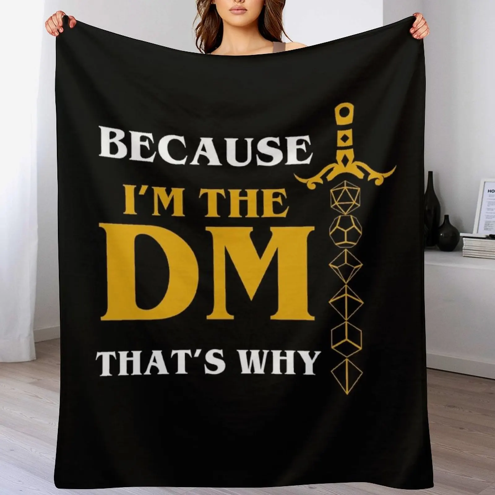 Dungeons and Dragons Throw Blanket Thin funny gift Blankets