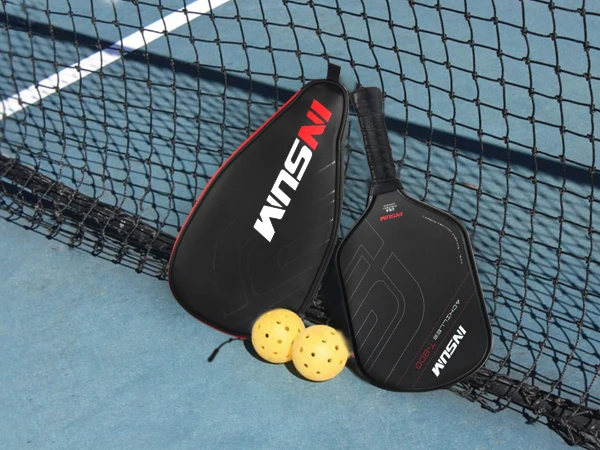 INSUM Pickleball Paddles Cover Durable Material Fits All Shapes Single Paddle Bag for Pickleball Rackets Protective Shoulder Bag