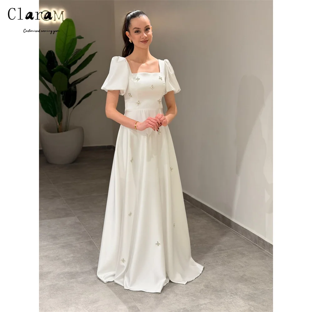 

Clara Custom Fishtail Off-shoulder Rhinestone Lace Luxury Dresses for Prom Dresses 2026 Luxury Evening Women Evening Dress Party