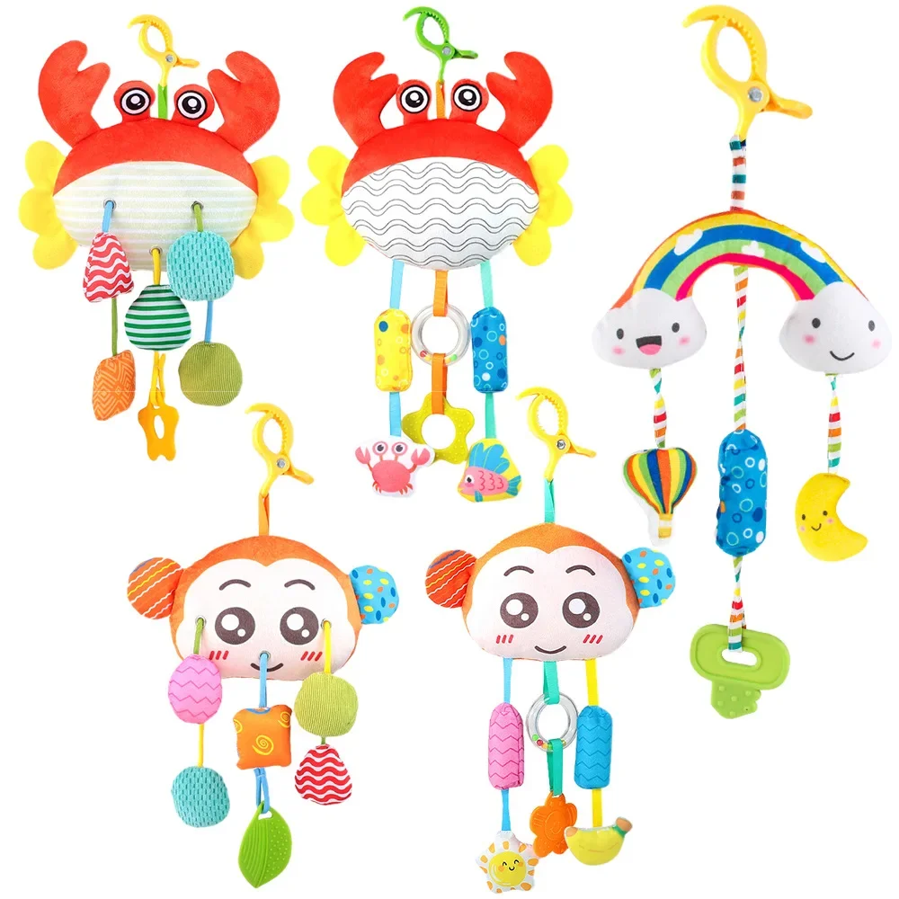 nuovo-sonaglio-morbido-da-appendere-per-neonati-giocattolo-con-suono-storto-e-scricchiolante-anello-a-forma-di-animale-peluche-per-passeggino-auto-lettino-culla-attivita-da-viaggio-da-appendere