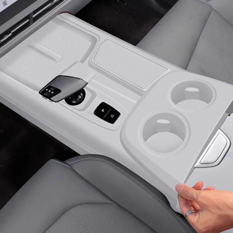 Для Changan UNI-Z UNIZ 2024 2025 автомобильный центральный контроль, крышка для чашки с водой, панель рычага переключения передач, защитный силиконовый аксессуар