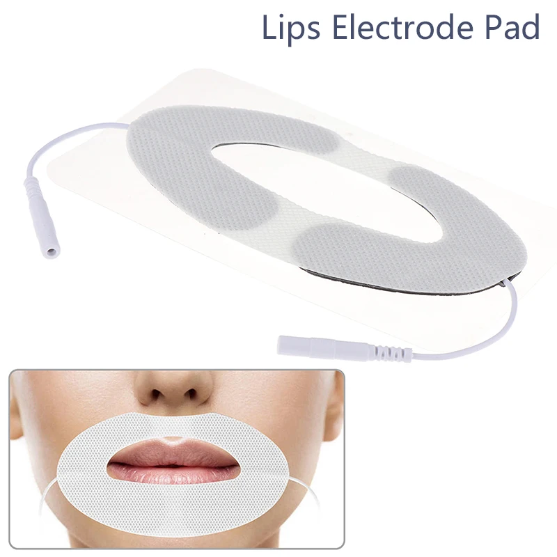 1Pcs Lips Electrode Pad Non Woven Fabric Replacement Electrode Patch Accessory For Pulse Massager Electrode Pad For Massager