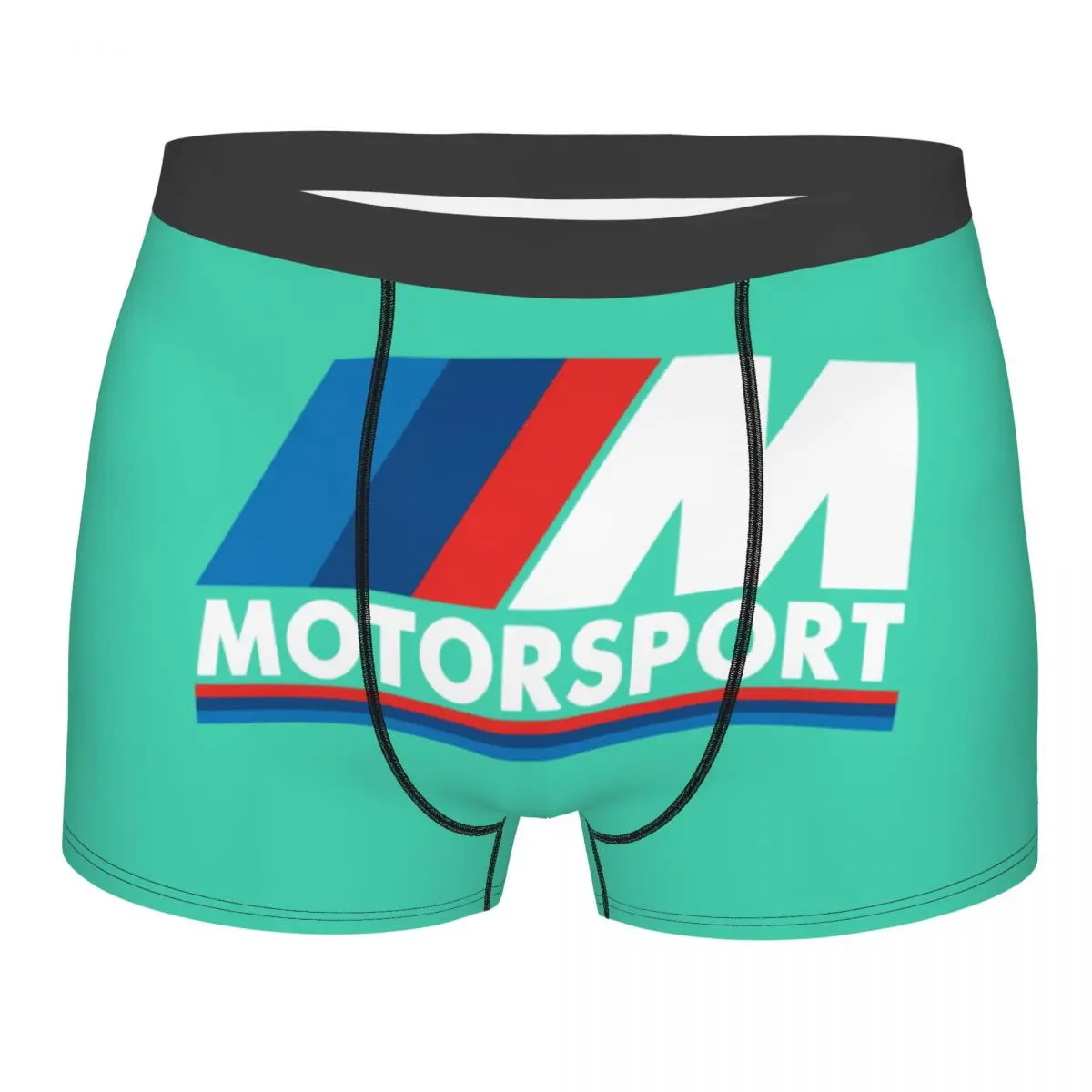 Custom M Powers Underwear Male Print Motor Sport Boxer Shorts Panties Briefs Breathable Underpants