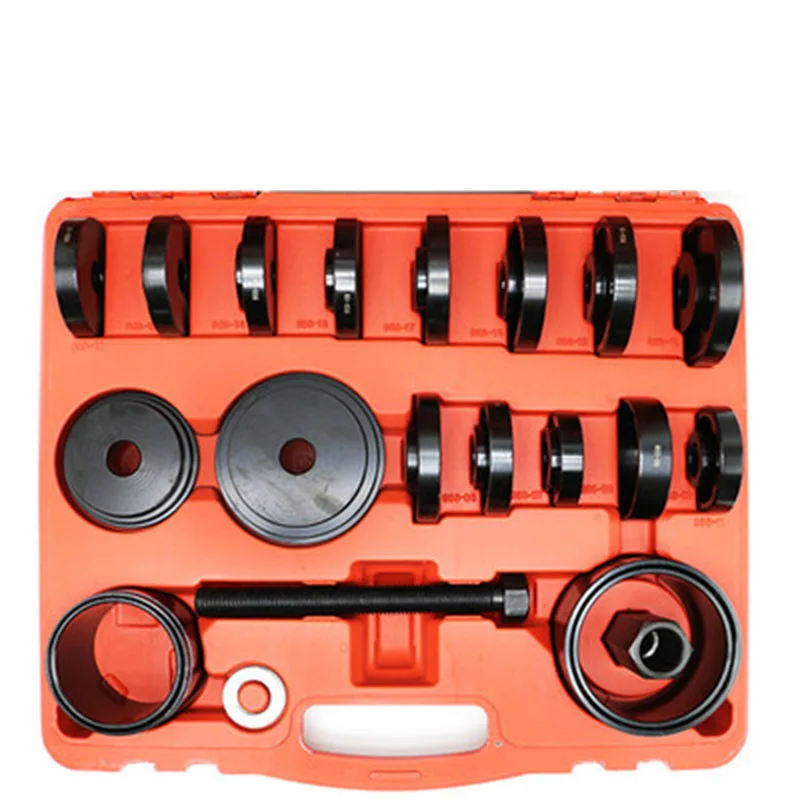 23Pcs FWD Front Wheel Drive Bearing Press Kit Removal Adapter Puller Pulley Tool Kit