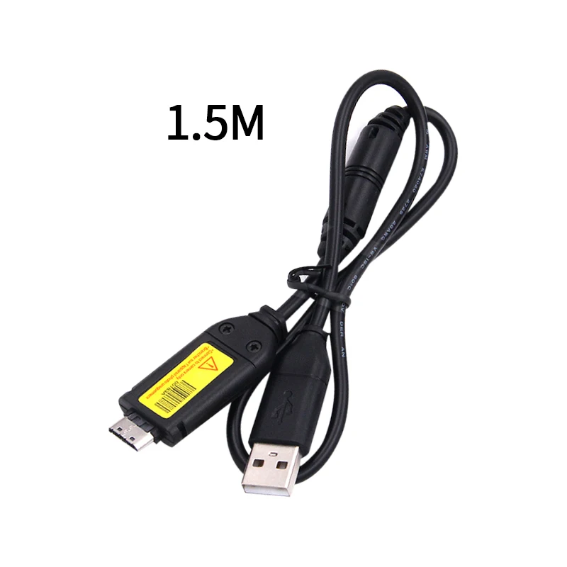 USB 2.0 Data Power Adapter Connector Cable For Samsung Camera ST61 ST65 ST70 PL120 SUC-C3 0.5m 1.5m 2 In 1 Charging Data Cable
