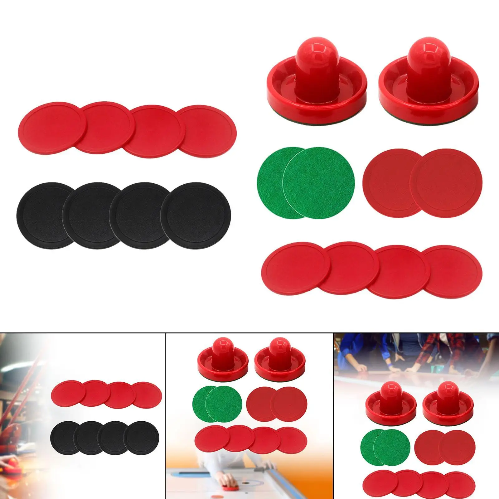 Air Hockey Pucks Home Air Hockey Pucks Replacement for Kids Full Size Heavy Air Hockey Tables Equipment for Home Game Tables