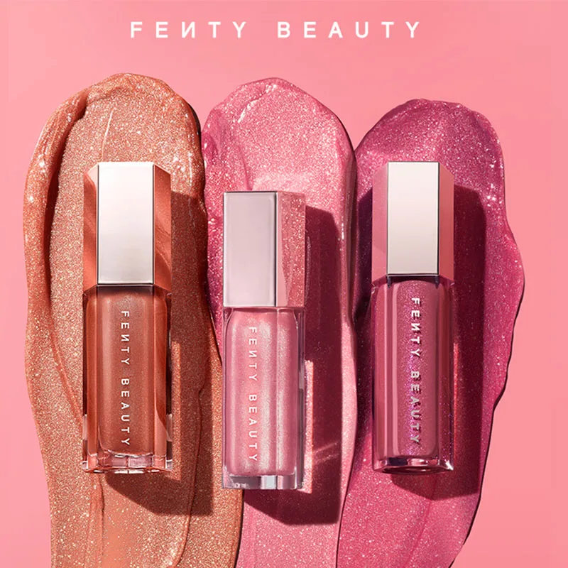 Vente flash - Gloss à lèvres Fenty Beauty multicolores, hydratant, brillant, pailleté, effet repulpant, maquillage pour débutants, rouge à lèvres liquide, cosmétiques