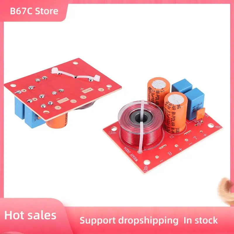 

B67C 10 шт. 2-полосный 80 Вт Diy динамик фильтр схема высокие частоты делитель частоты домашний кинотеатр Hi-Fi стерео аудио кроссовер фильтр