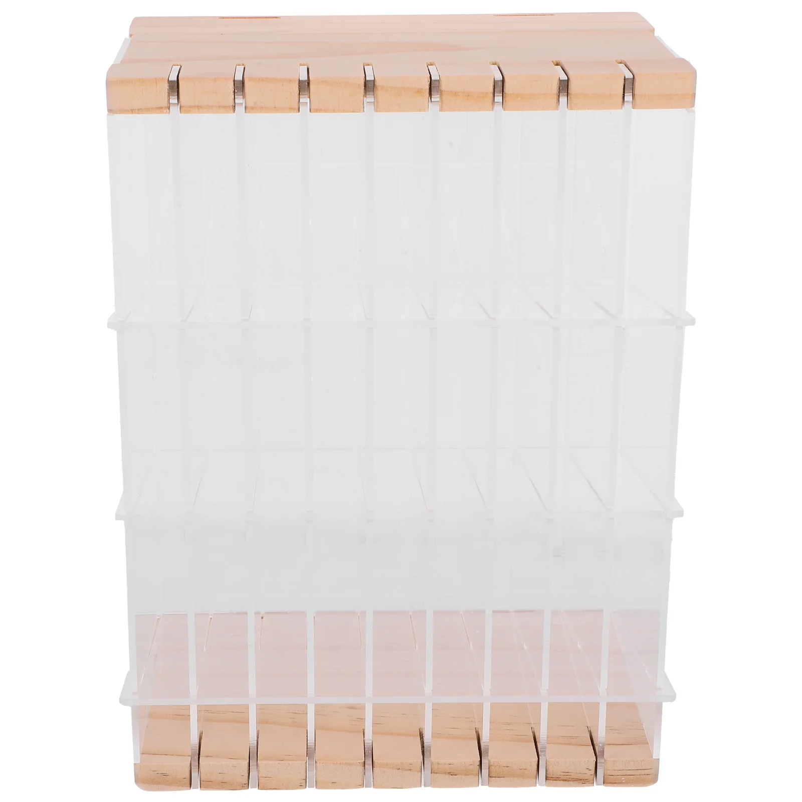 

Sturdy Multi-Functional Desk Organizer Acrylic Pen Holder Rack for Markers and Stationery Neat Table Organizer