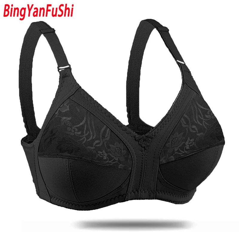 One-Piece Push Up Sport Bras For Women Cotton Bralette Underwear Top Large Bust Size 115E 110F 105F 100E 100D 95E 90E 85D  C02