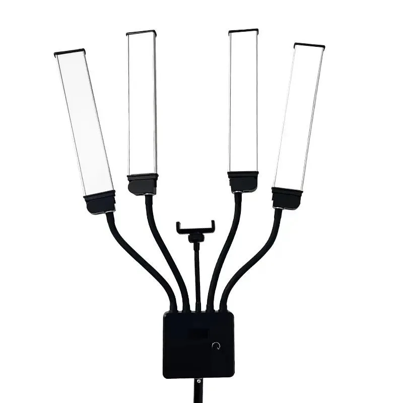 for New Light Emitting Diode Four Arm Photography Video Light Fill Light Two Color Dimmable with Beauty Salon Fill