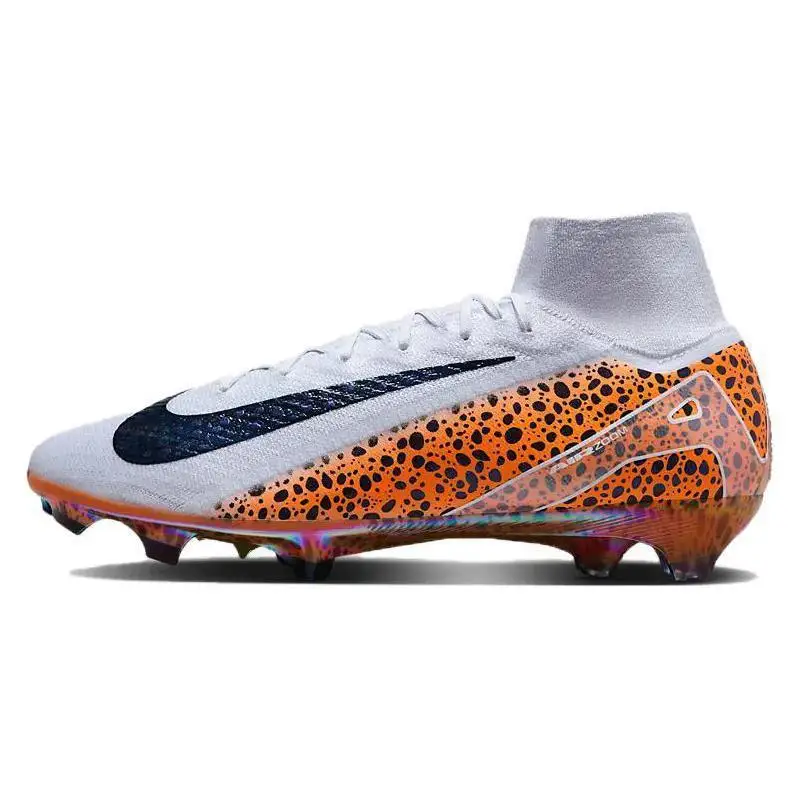 Nike Nike Mercurial Superfly 10 Scarpe da calcio da uomo Scarpe da ginnastica alte bianche/nere/arancioni FQ8311-900