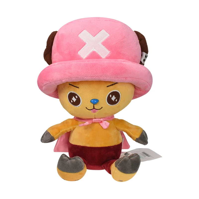 Pluszak One Piece Luffy Tony Chopper Ace Roronoa Zoro Śliczna Kreskówkowa Anime Wypchana Lalka Prezent na Urodziny