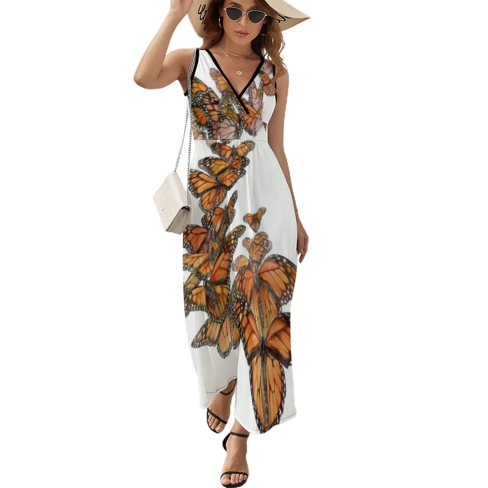 

Monarch Butterfly Flight Sleeveless Dress dresses for women 2023 women long dresses