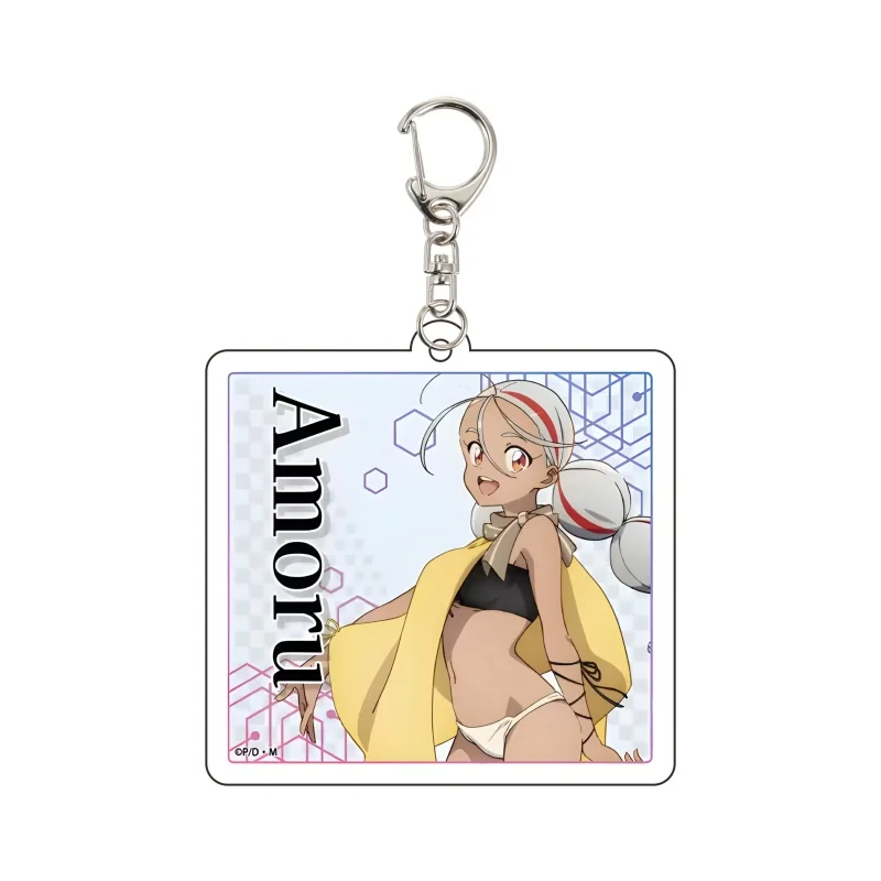 أنيمي 6 سنتيمتر Towa no Yugure سلسلة مفاتيح أكريليك لوحة الديكور مكتب الشكل عرض الكرتون رئيس المنتجات الحلي هدايا السنة الجديدة #4