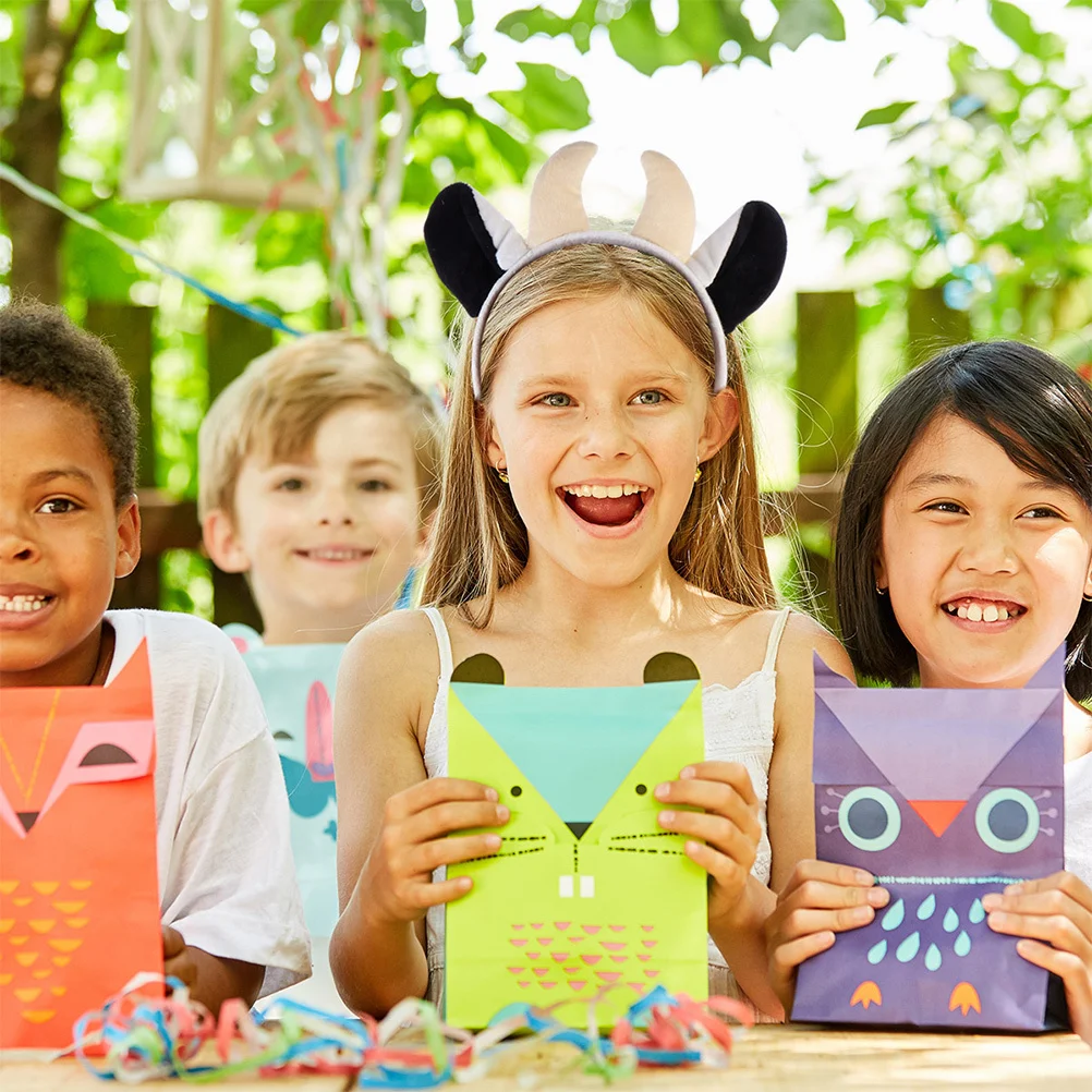 2 szt. Miękkie, wygodne opaski na głowę z uszami krowy, ozdoba na głowę w kształcie zwierząt dla dziewcząt i chłopców, upominki na przyjęcia, dekoracja kostiumu na Halloween, akcesoria