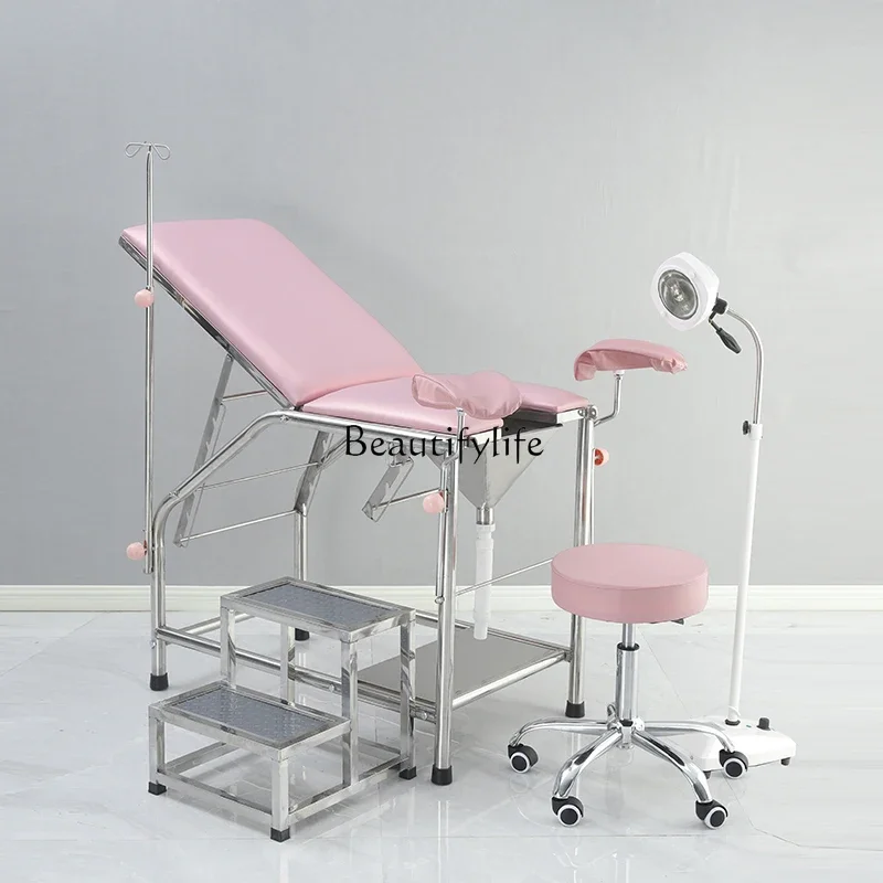 Thickened Stainless Steel Examination Bed Washing Bed