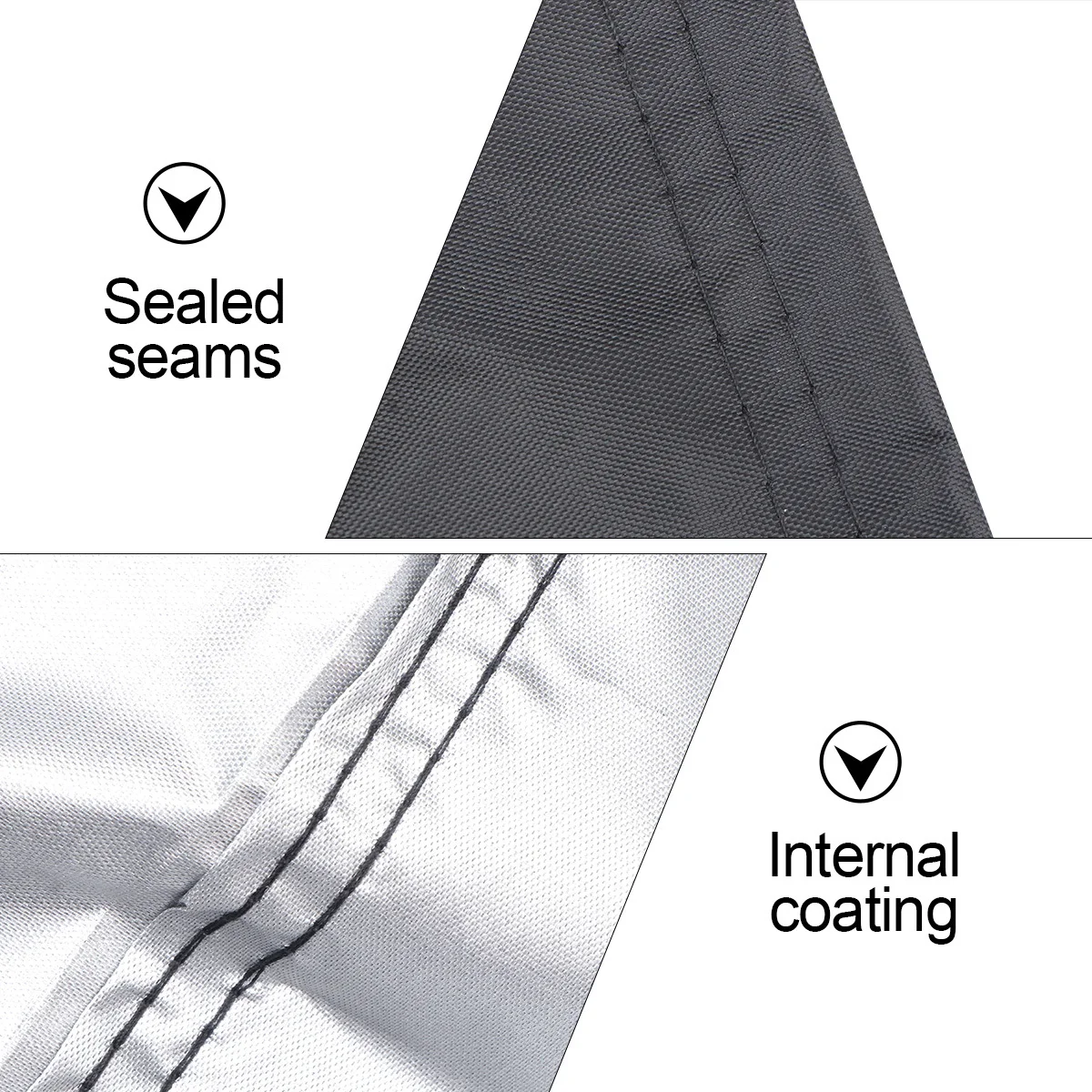 غطاء أثاث مقاوم للماء 350x260x90 سنتيمتر المسيل للدموع مقاومة في الهواء الطلق Loveseat غطاء مقاومة ساحة الأثاث واقية