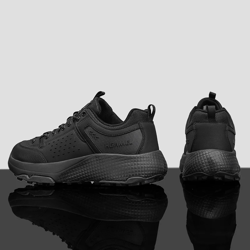 Classic Brand Outdoor Mens Shoes Brand Designer Anti-Slippery Mountain Shoes Comfortable Hiking Travel Sneaker Men