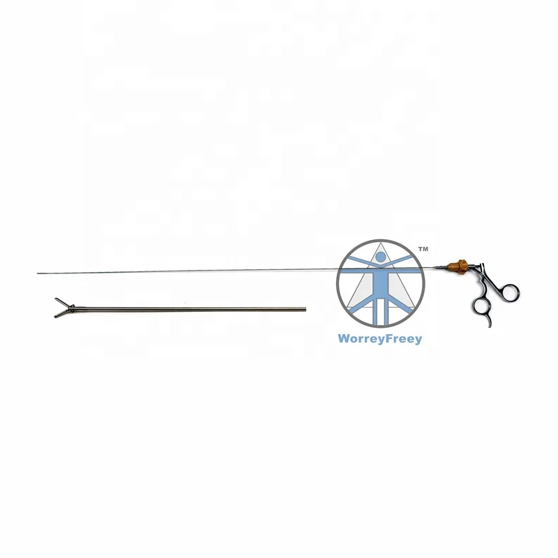 Urology Endoscope Ureteroscope Foreign Body Clamp 5FR * 600mm Manual Stainless Steel Urethoscope Worreyfreey