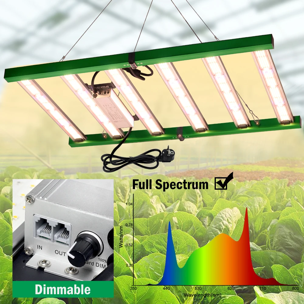 

Складная светодиодная лампа полного спектра для роста 240 Вт, 320 Вт, 400 Вт, встроенная LM3030, белая, красная, инфракрасная, с чипом FS, высокоэффективная лампа 110-240 В