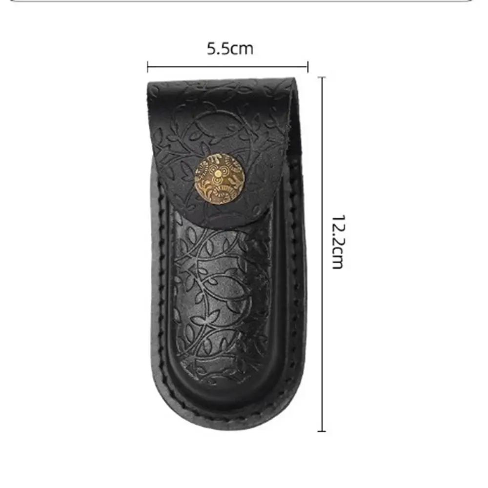 High Quality Black Waist Knife Scabbard Foldable 4 Styles Case Holder Flashlight Belt Loop Outdoor Tool