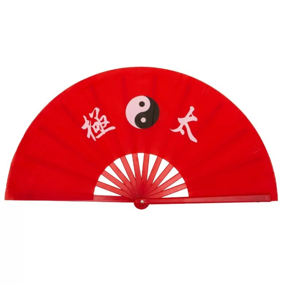 Kung Fu Tai Chi Fan 33cm Chinese Tai Chi Yoga Kung Fu Bone Dance Performance Hand Folding Stage Fan Chinoiserie Wedding Decor