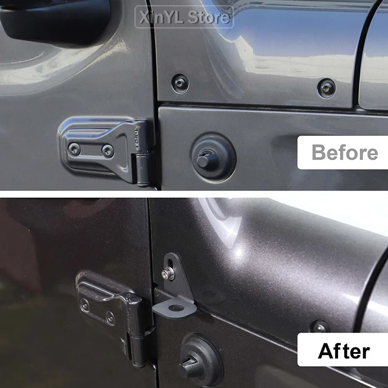 Car A Pillar Corner Antenna Bracket Iron Holder Front Door Mounting for Jeep Wrangler JK JL BJ40  Exterior Accessories - view 5