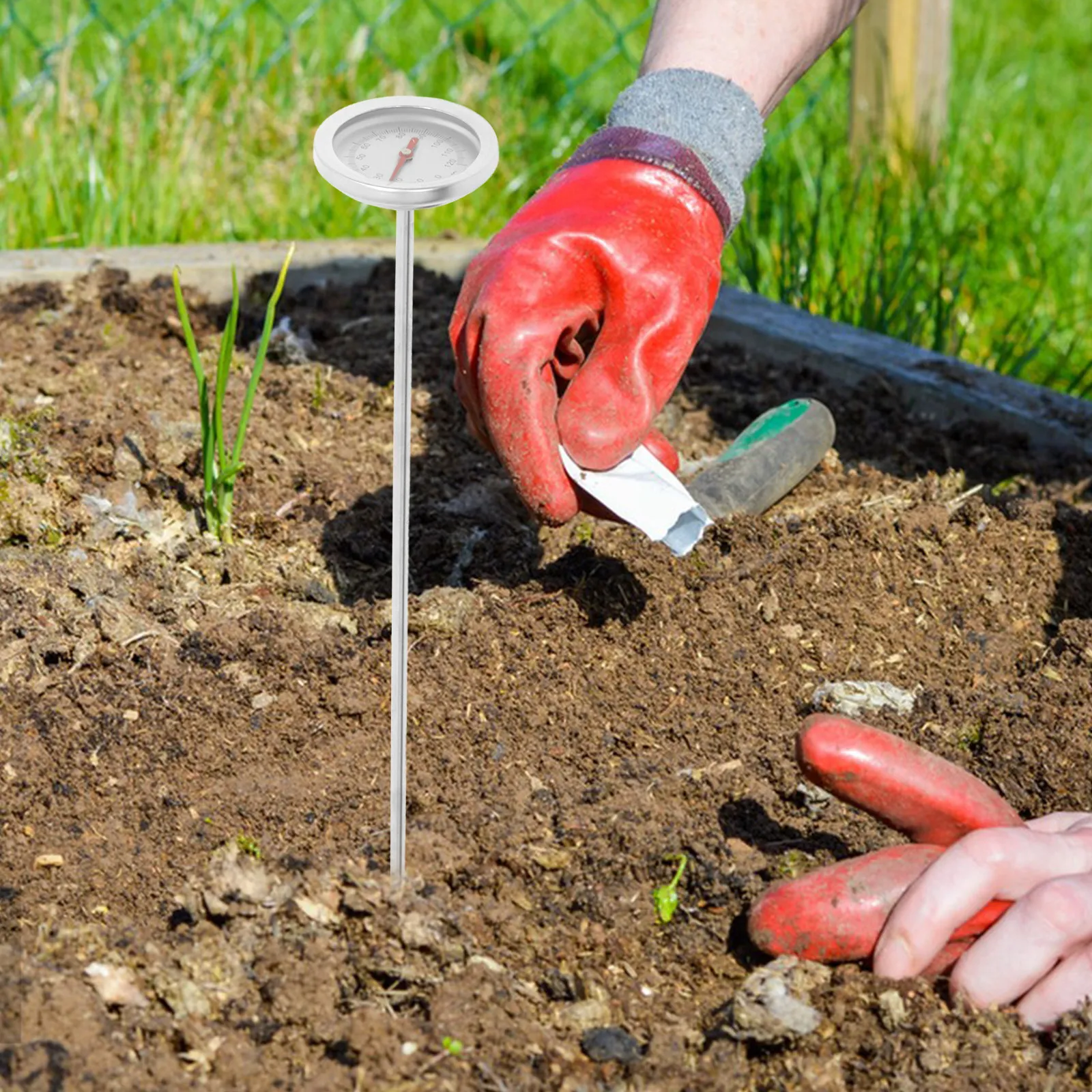 Reusable Compost Temperature T - Gardening Tools Long ulasan dan harga
