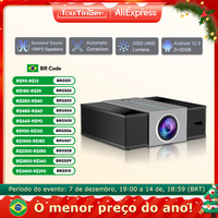 Touyinger Q11W Ultra Fully Enclosed Full HD 4K Video WiFi Android High Sound Low Power Consumption Home Theater Projector