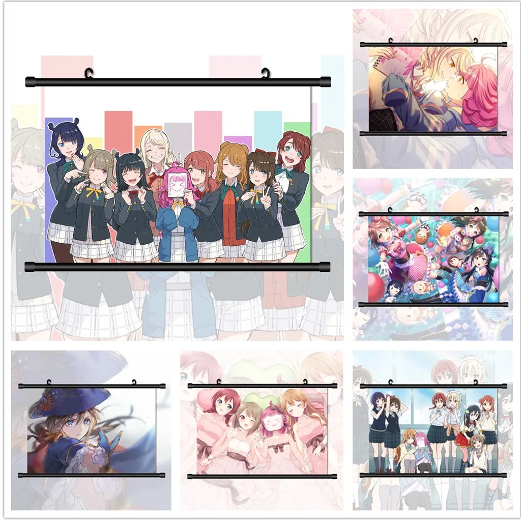 DIY 5D Diamond Painting Nijigasaki High School Idol Club Anime Cross Stitch Kit Diamond Embroidery Mosaic Home Decor Art