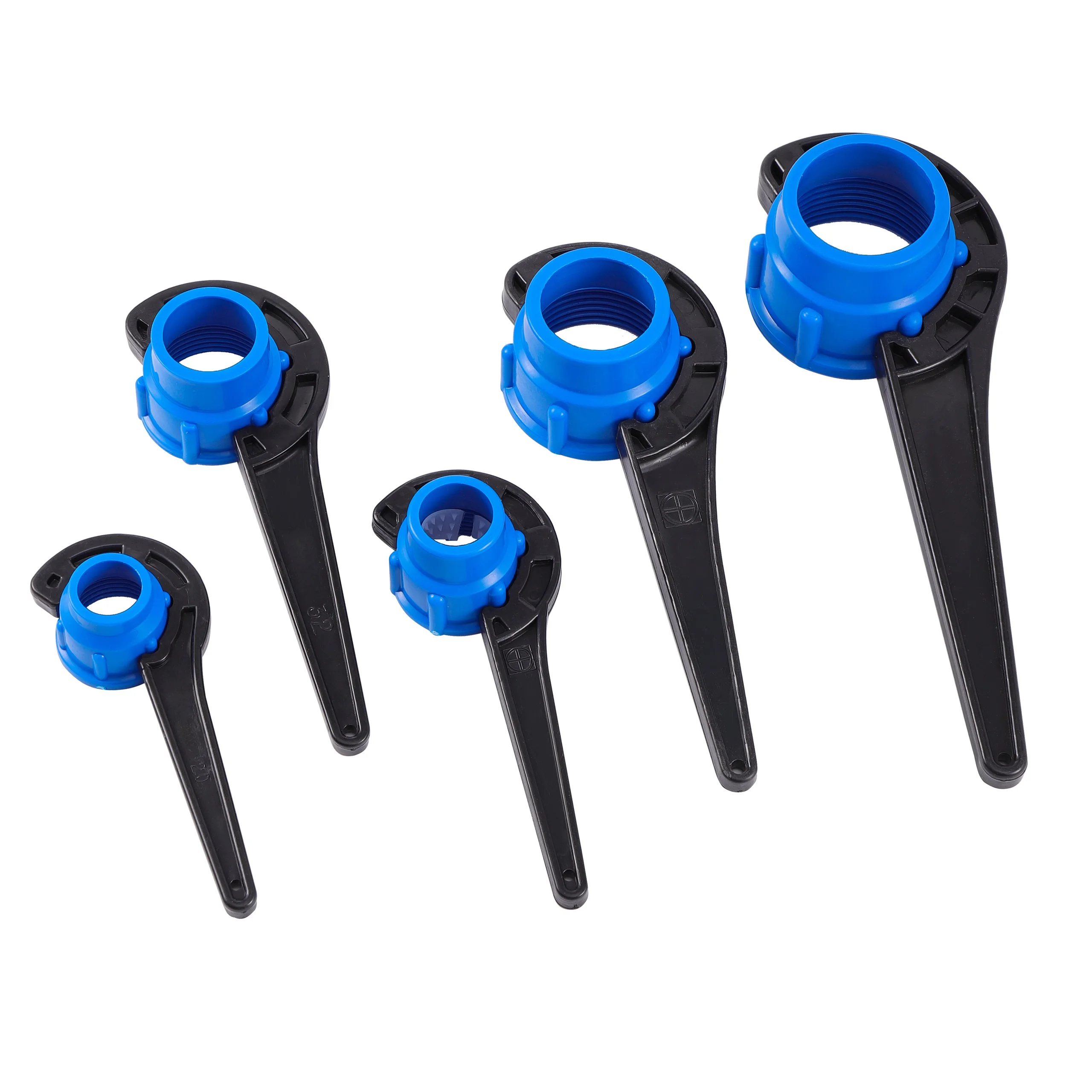 25-50Mm Wrench Spanner Tool Open End Adjuster PVC Tee Drain Pipe Black Plastic Muffler Fastener Universal Hand Tool 1Pc