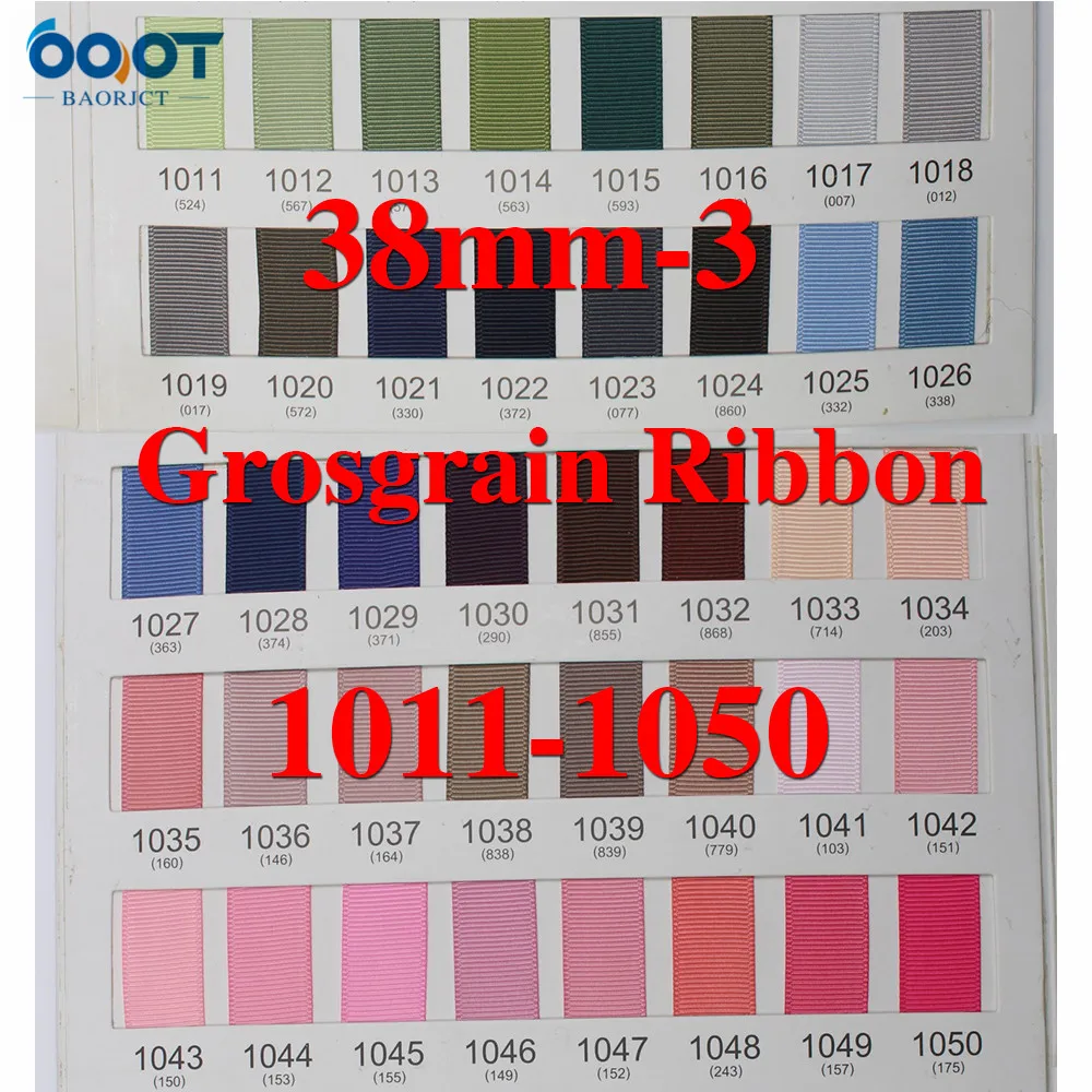 Nastri colorati in gros-grain tinta unita, confezione regalo con Bouquet da 38MM da 10 yarde materiali fatti a mano fai da te