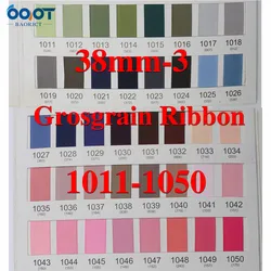 Nastri colorati in gros-grain tinta unita, confezione regalo con Bouquet da 38MM da 10 yarde materiali fatti a mano fai da te