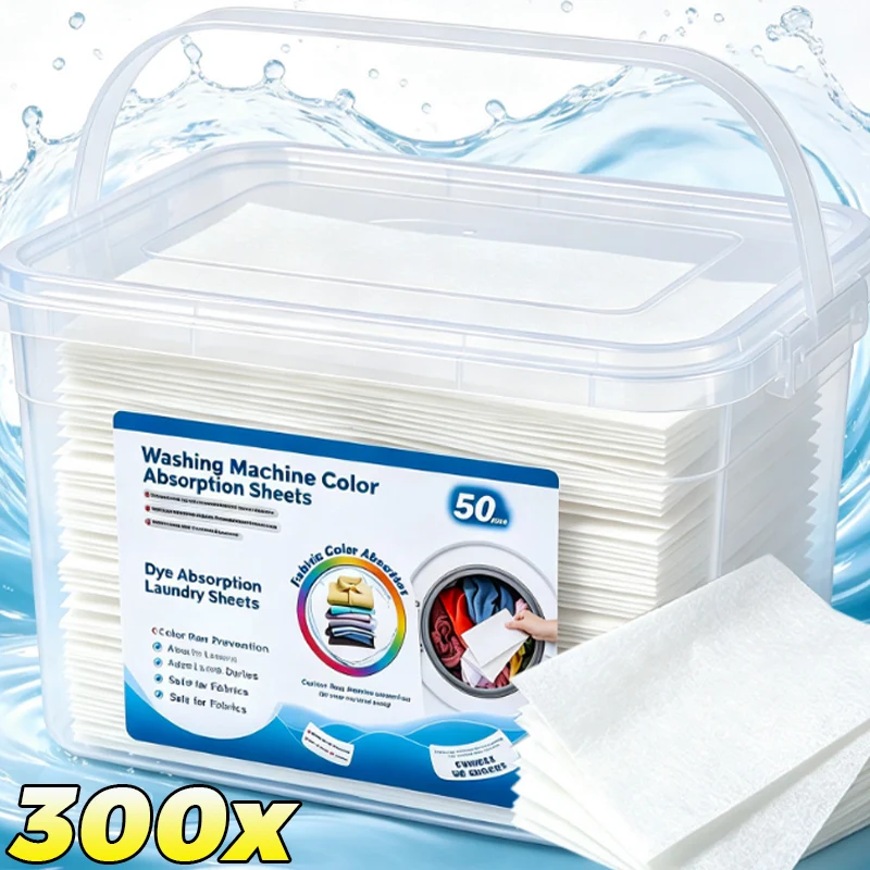 Washing Machine Color Absorption Sheet Dyeing Proof Laundry Sheets Anti-Staining Laundry Tablet Color Catcher Non-woven Fabric