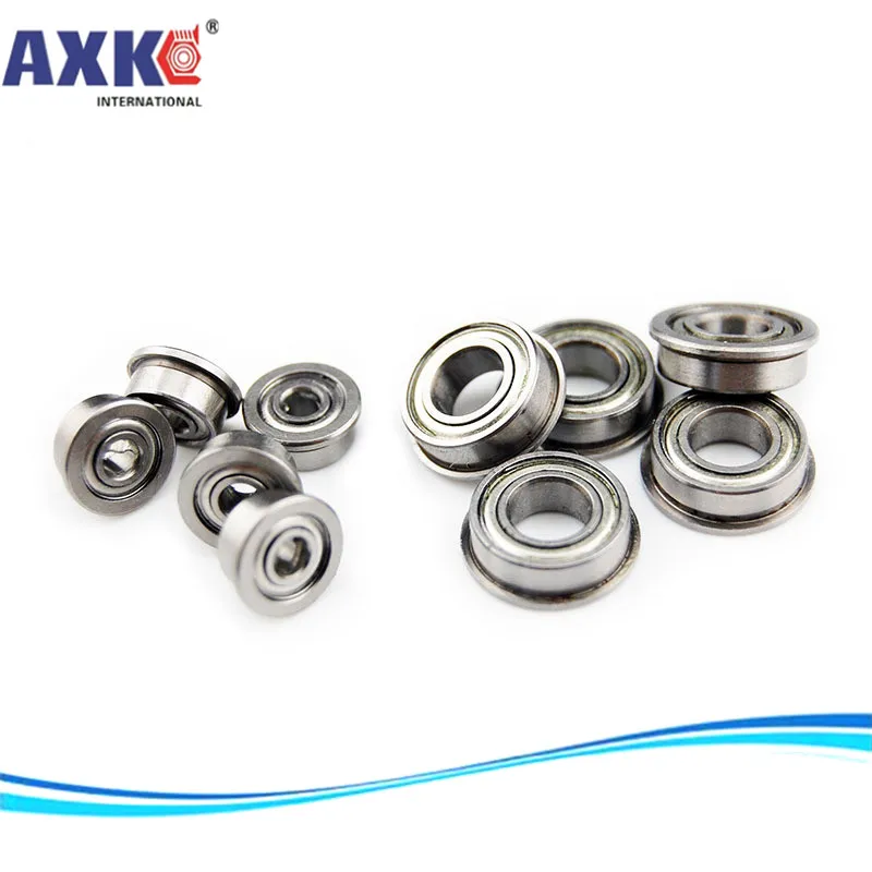 10pcs high quality ABEC-3  flange bearing Thin wall  ball bearings F688W4 F688 OPEN SF688 ZZ W4 SF688W4ZZ F618/8ZZ 8*16*4 mm