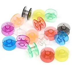 Multicolor Plastic Bobbins Empty Spool For Household Sewing Machine Brother Janome Singer Embroidery Universal Accessories