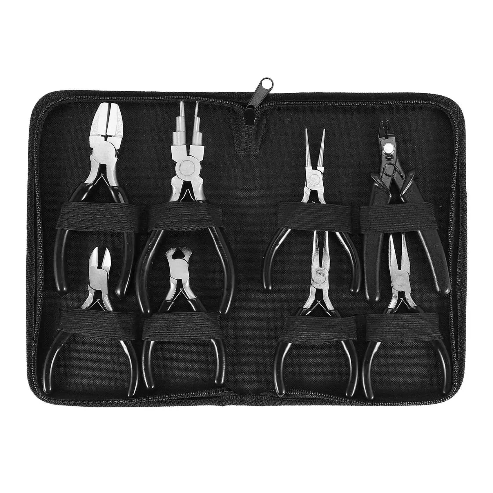 AT53 쥬얼리 펜치, 8Pcs 쥬얼리 만들기 펜치 도구 미니 쥬얼리 펜치 세트 쥬얼리 만들기 용품을위한 쥬얼리 만들기 키트