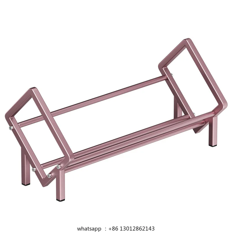 

Desktop bookshelf, home living room bamboo decoration rack, desk magazine rack