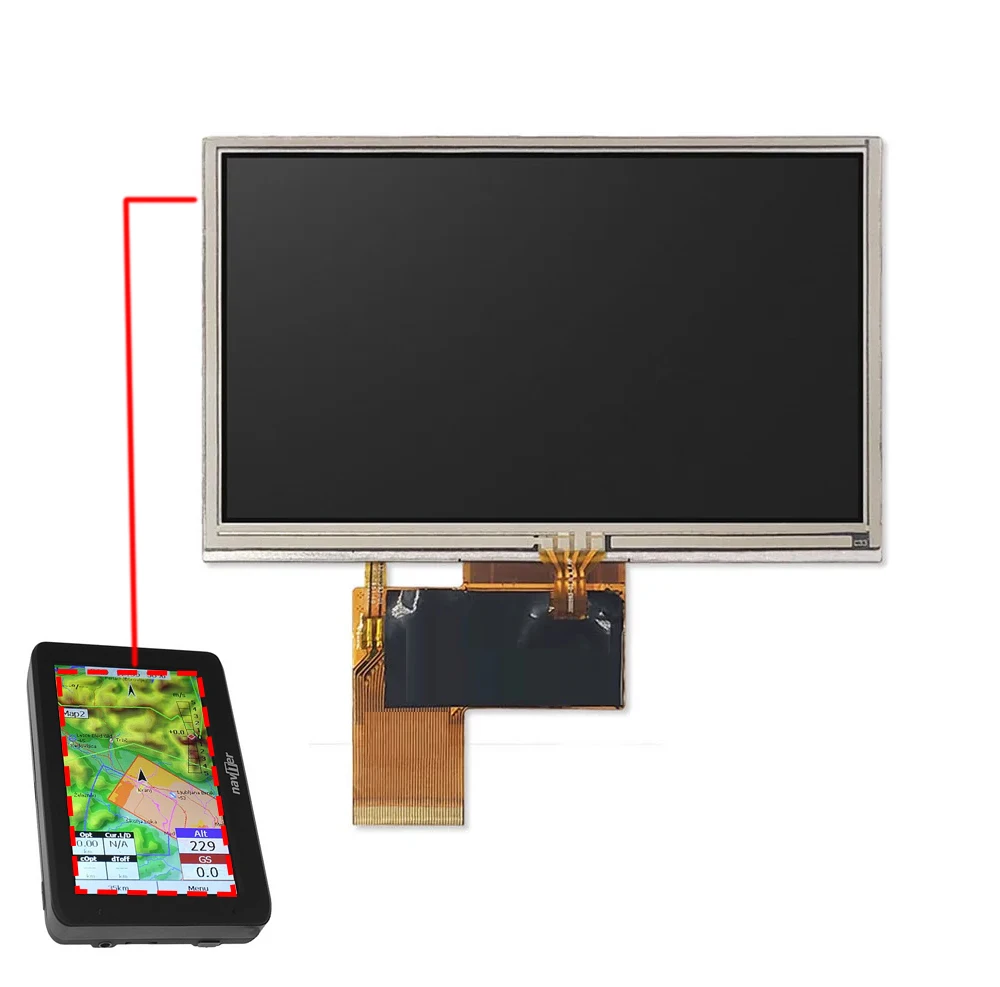 Replacement LCD DISPLAY For Display Lcd Naviter Oudie 1 Oudie 2 Oudie 4 BLADE IGC