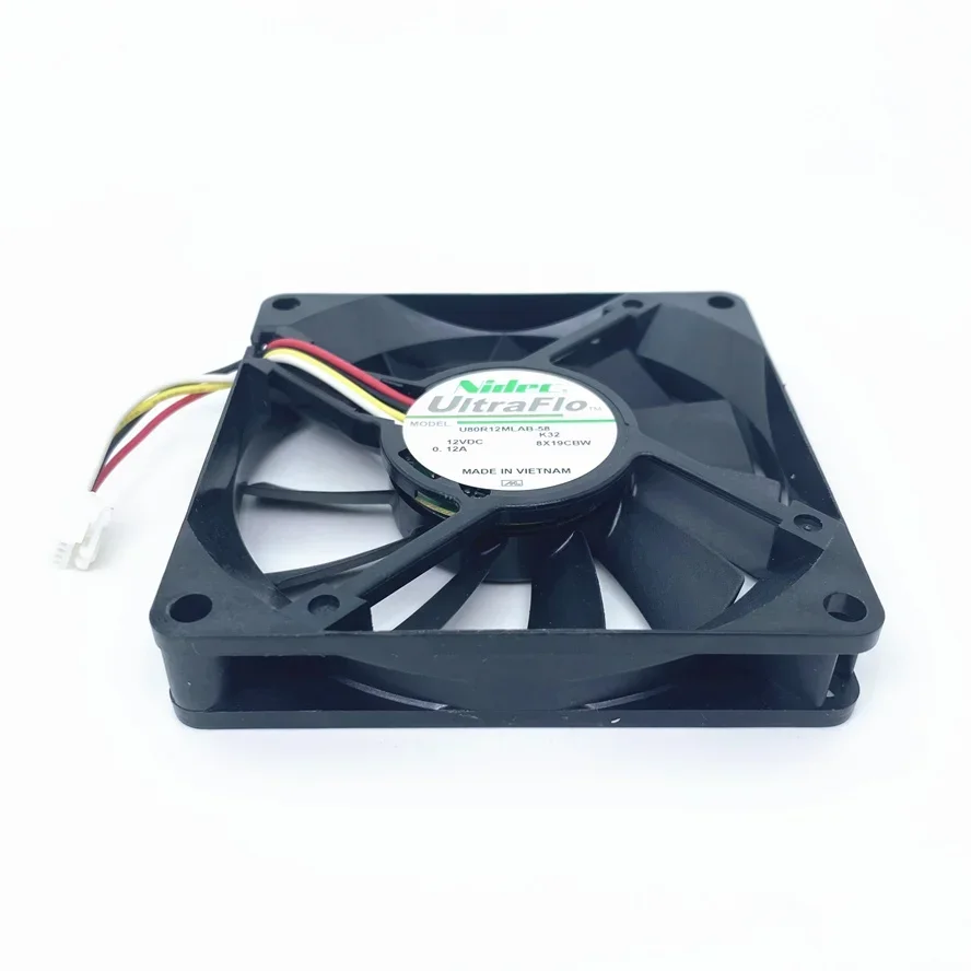 Brand New Nidec 8CM 80mm 12V Cooling Fan U80R12MLAB-58  Computer Case Cooling Fan 4pin