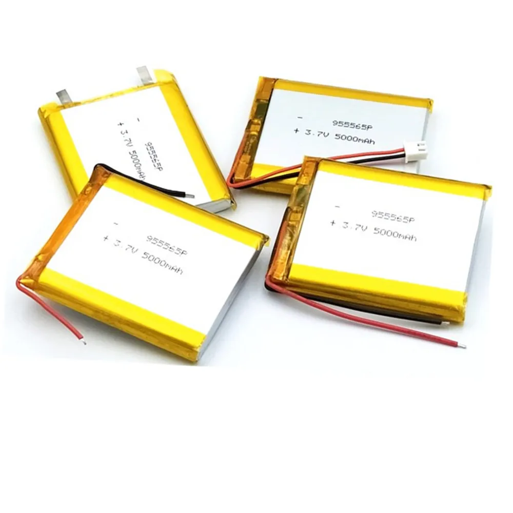 3.7V 5000mAh Rechargeable Li-Polymer Battery 955565 For Mobile Power Smart Home Air Conditioning Suit Charging Locator Camera