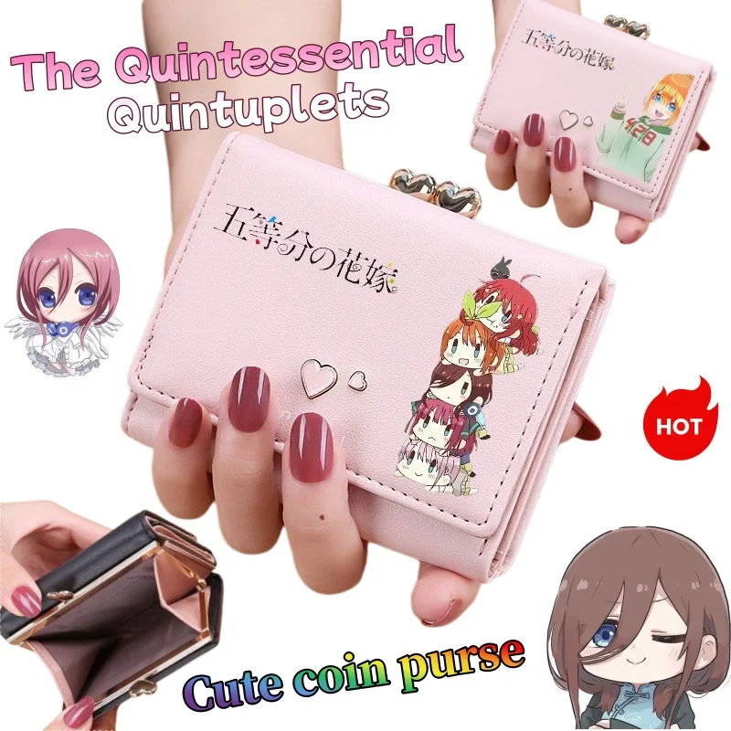 

The Quintessential Quintuplets Coin Purse Cute Fashion Creative Cartoon Two-Dimensional Wallet Gift for Friend's Birthday