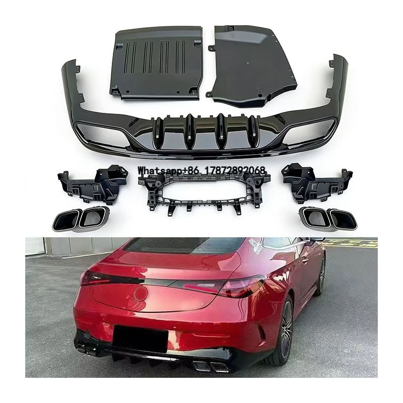 

For CLE W236 Automotive Diffuser Upgrade Version CLE63 Diffuser with Exhaust Pipe