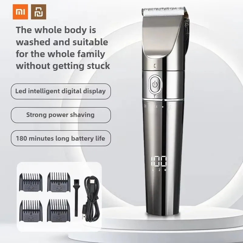 

Xiaomi Youpin Hair Clippers for Men Professional Cordless Barber Clippers for Hair Cutting Machine Grooming Rechargeable