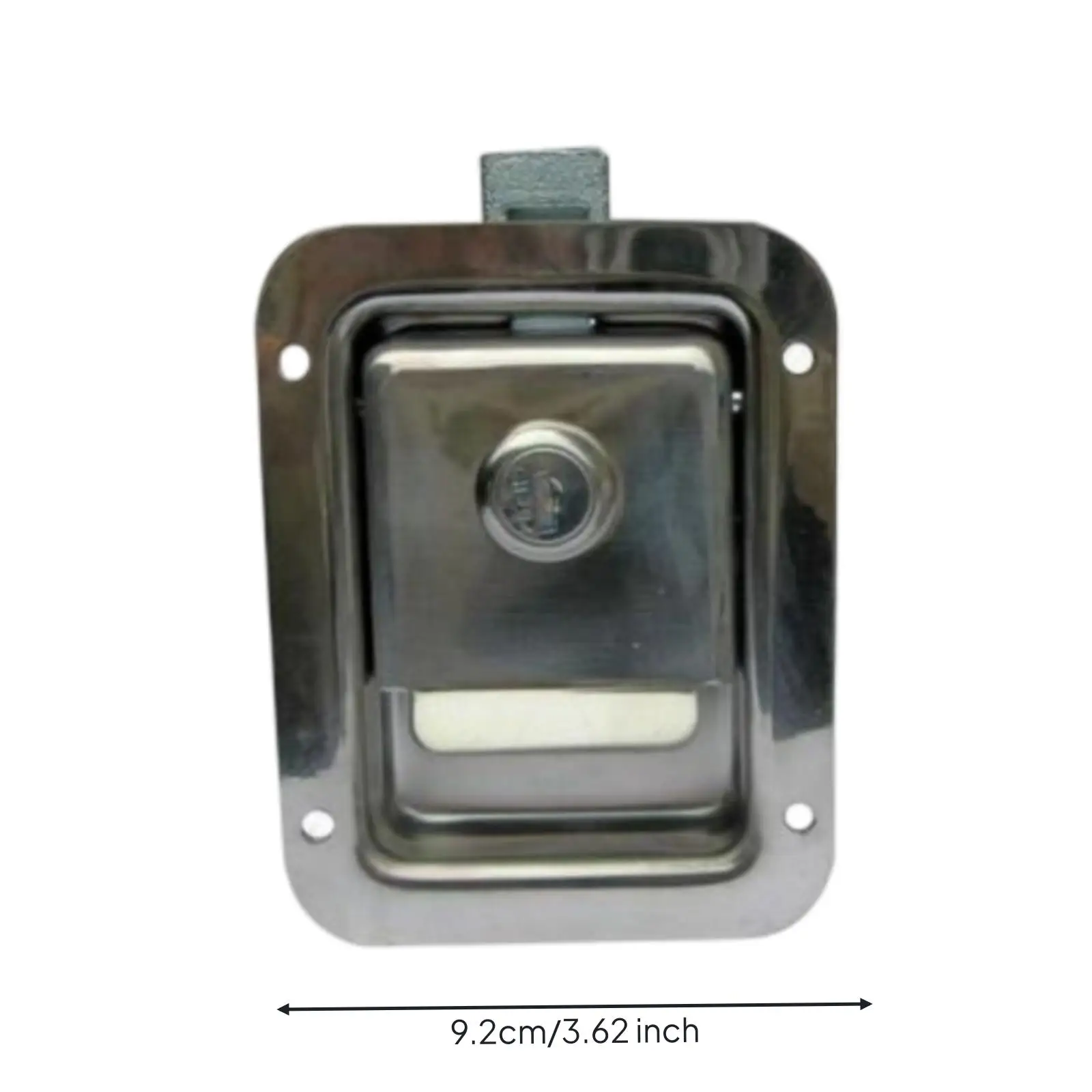 Heavy Duty Keyed Door Lock Stainless Steel Recessed Panel Latch for Toolbox Electrical Cabinet RV Utility Compartment Security