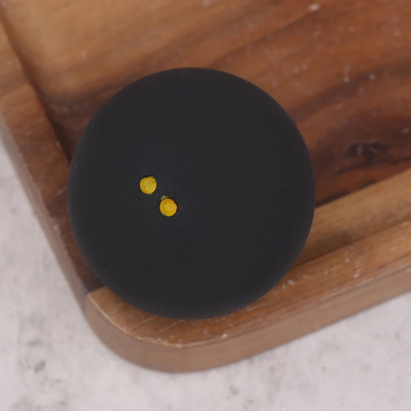 

【W】1 шт. Мячи для сквоша с двойными желтыми точками, резиновые мячи для тренировки скорости в сквоше, для игры в сквош с двойными желтыми точками