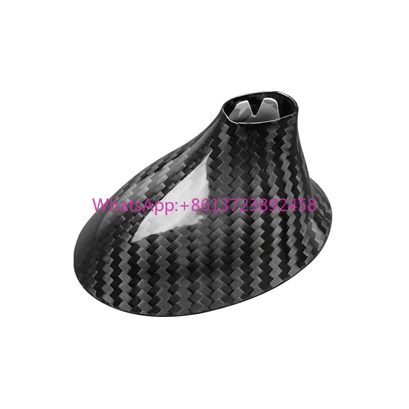 

Carbon Fiber Roof Antenna Base Decoration Shell Exterior Accessories Decoration Protection for Fiat Abarth 500 595