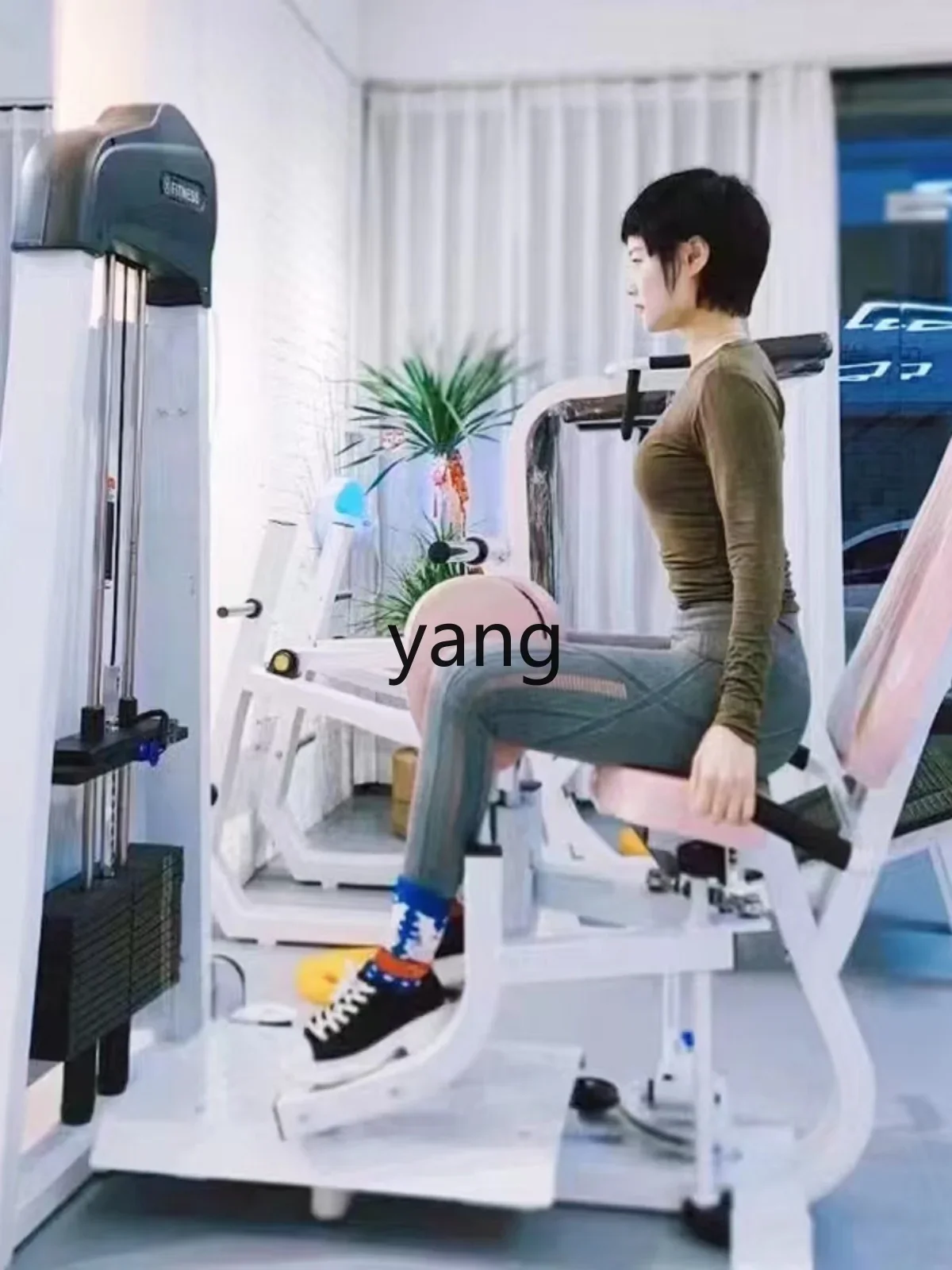 CX Commercial Women's Shaping Equipment Hip Muscle Sitting Hip Abduction Machine